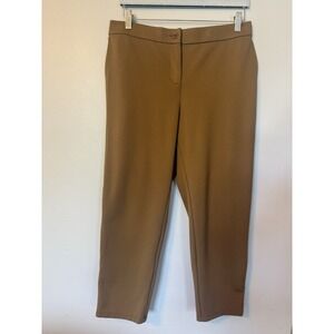Eileen Fisher Pants Size M Womens Flex Tencel Ponte Slouchy Brown Stretch Waist